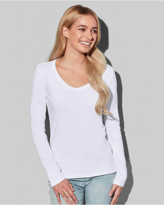 Claire V-neck Long Sleeve